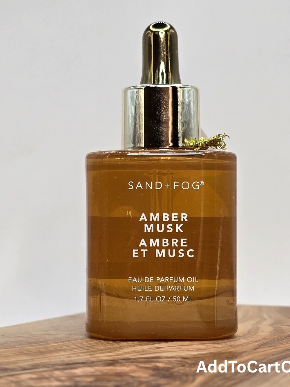 SAND+FOG Amber Musk Fragrance Body Oil - Amber
